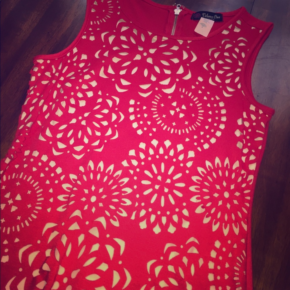 Volume one cut out pattern dress